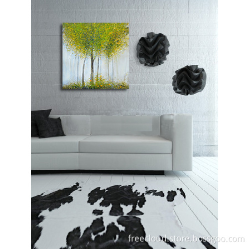 Springtime Tree Wall Art Oil Painting